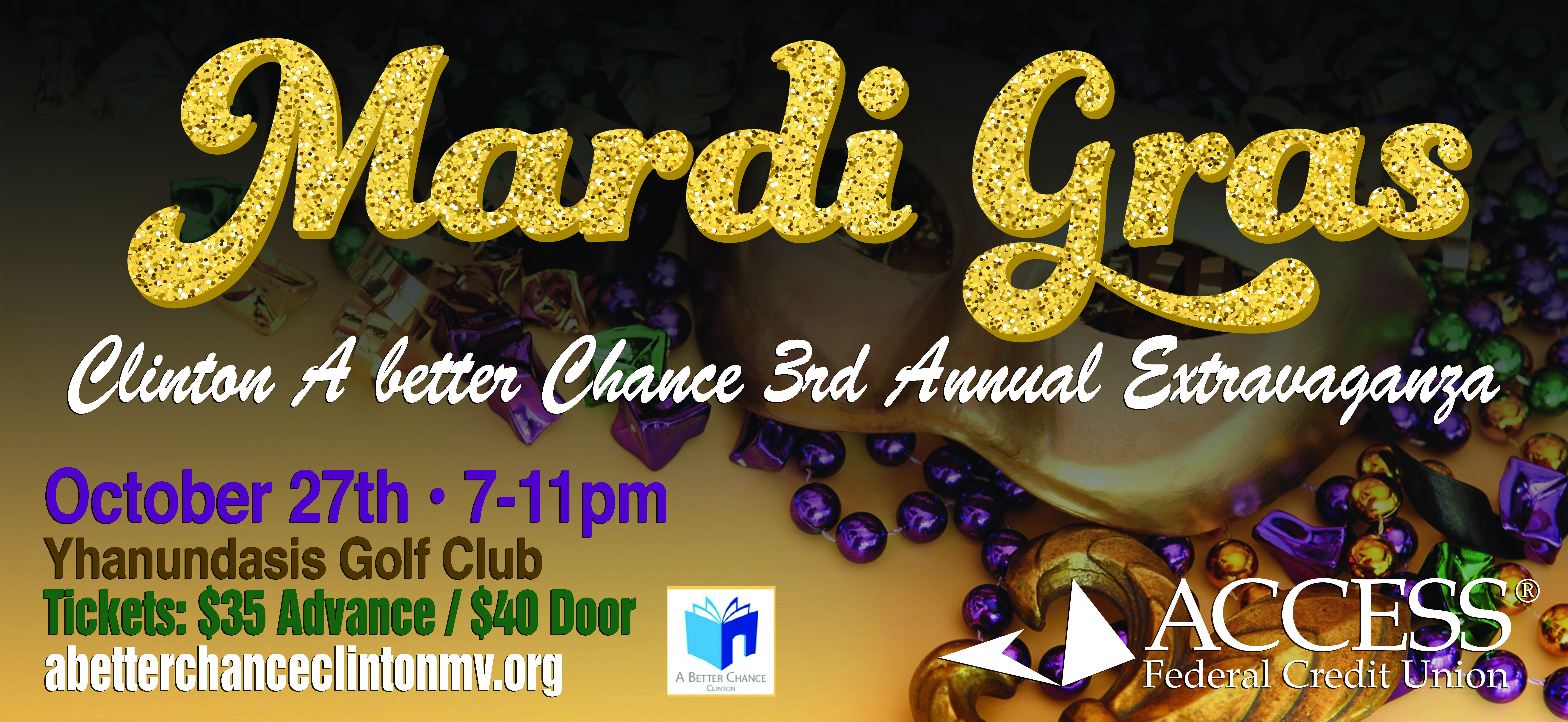 Clinton ABC Mardi Gras October 27th